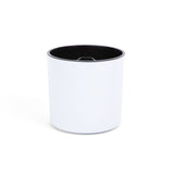 8 inch Aqua Core Self Watering Pot - Designer White