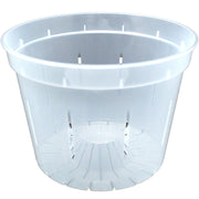 10" Slotted Clear Orchid Pot