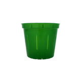 4" Green Emerald Slotted Orchid Pot