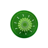 4" Green Emerald Slotted Orchid Pot