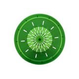 5" Green Emerald Slotted Orchid Pot