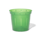 5" Green Emerald Slotted Orchid Pot