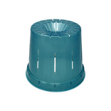 6" Blue Sapphire Slotted  Orchid Pot