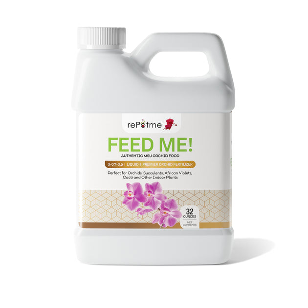 fatning Ligner hykleri FEED ME! MSU Orchid Liquid Fertilizer - RO/Rain/Tap Water - 32 oz (Qua –  rePotme