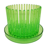 3.75" Apple Green Baby  Carousel Orchid Pot and Saucer