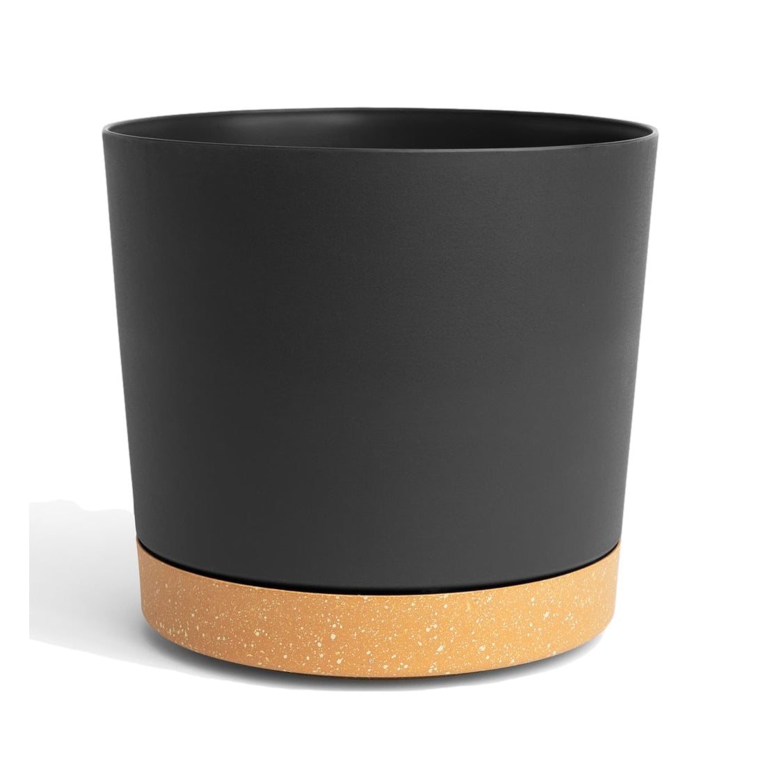 plant pot and saucer indoor 11.5" Contemporary Flower Pot with Saucer