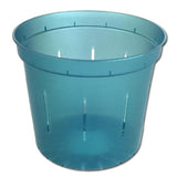 6" Blue Sapphire Slotted  Orchid Pot