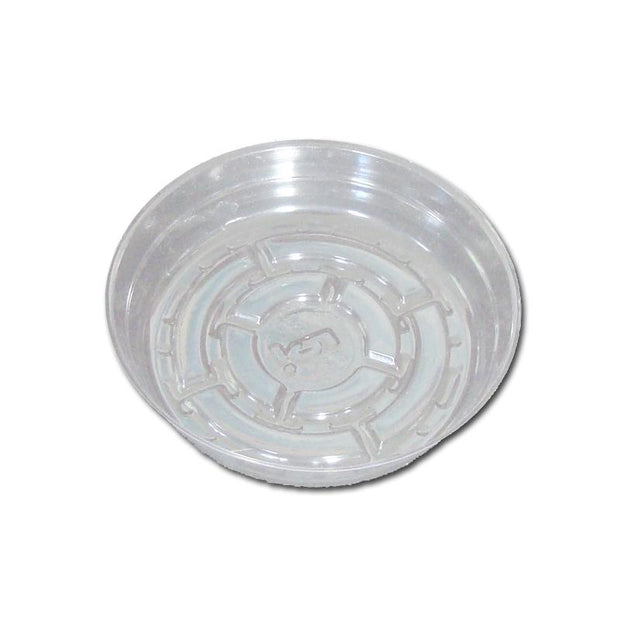 5 Clear Plastic Saucer