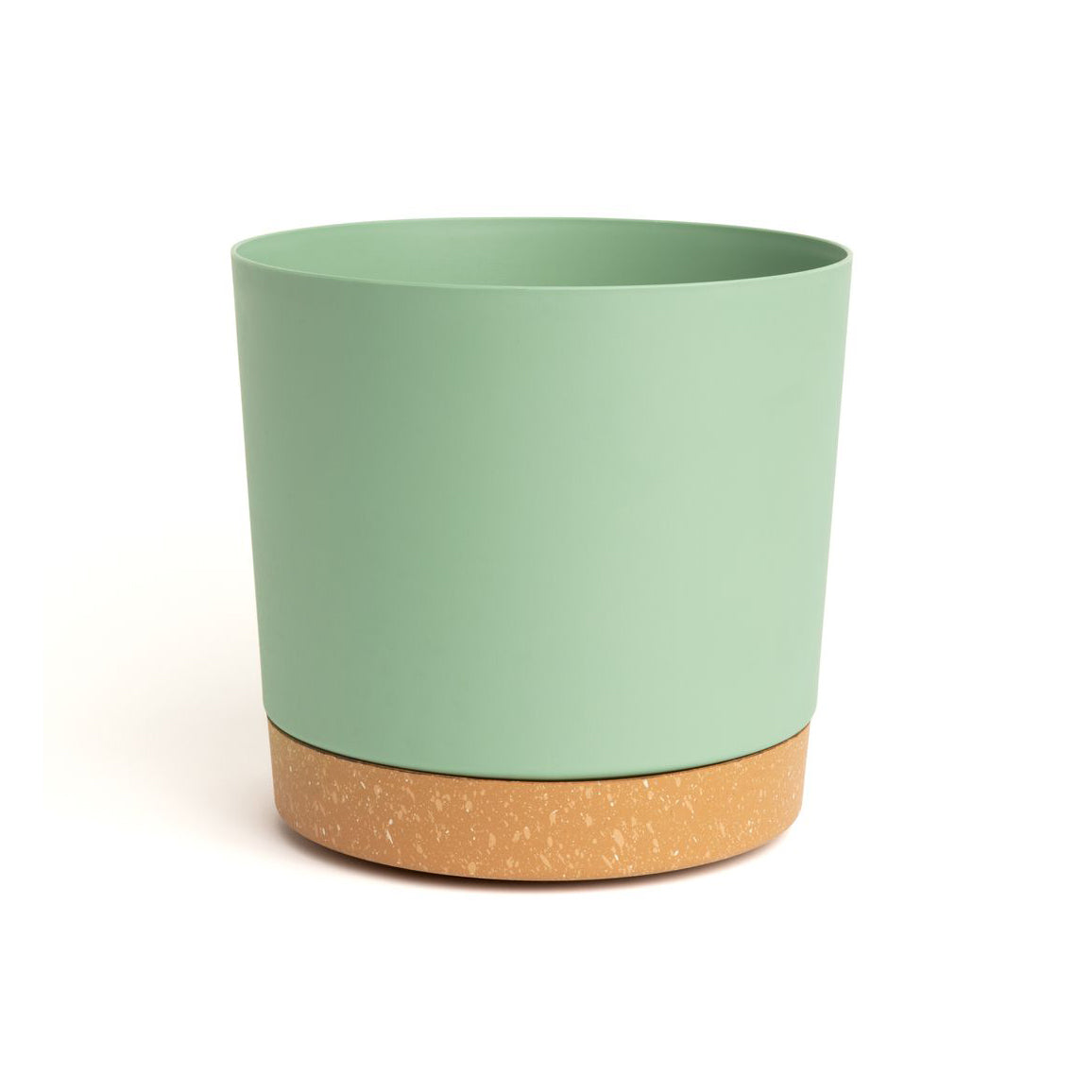 plant pots for mint 9.5" Contemporary Flower Pot with Saucer