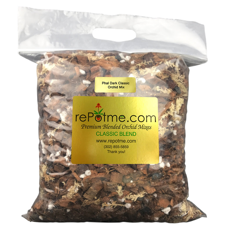 orchid potting mix phalaenopsis Phalaenopsis Dark Classic Orchid Potting Mix – rePotme