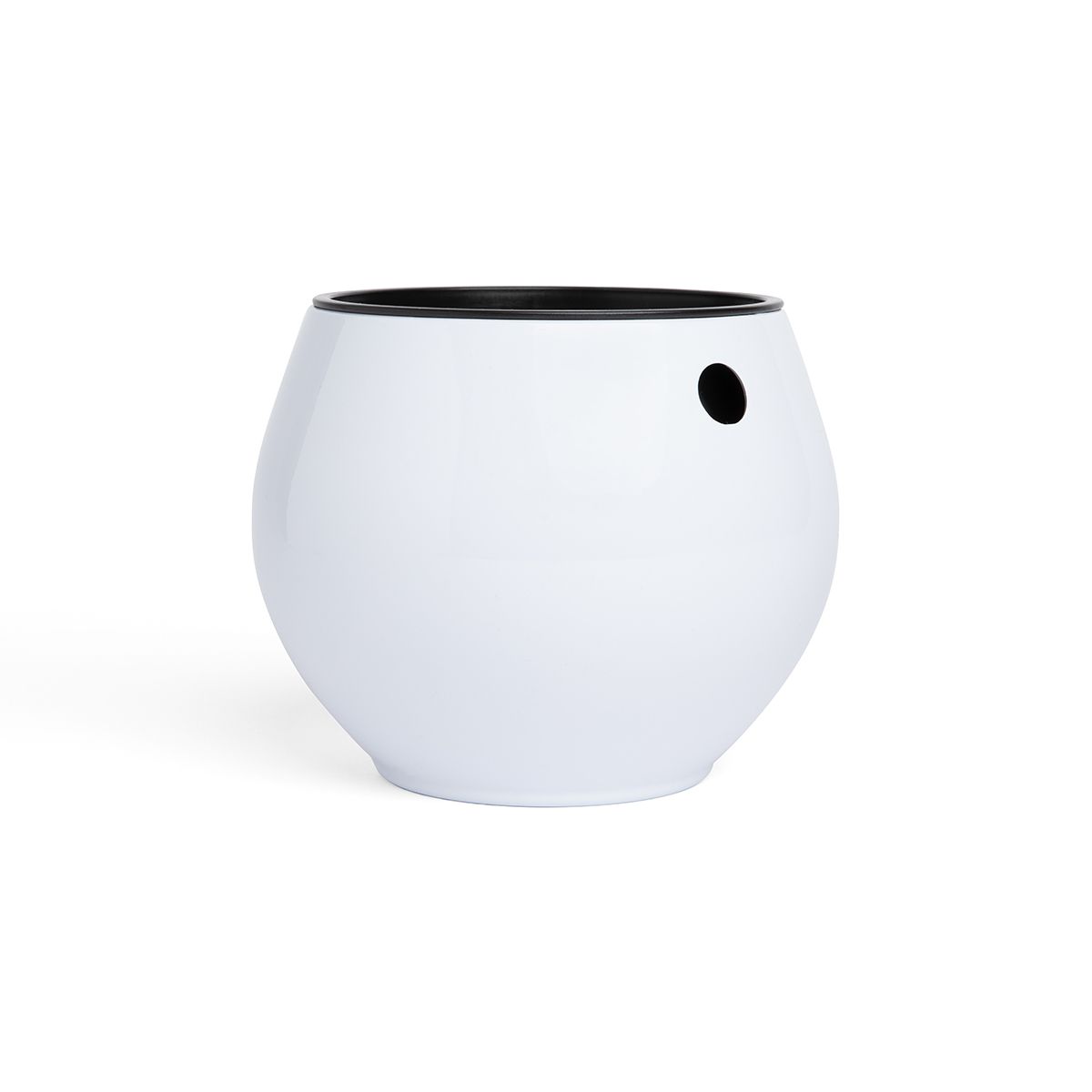 white 6 inch plant pot 6 inch Aqua Core Self Watering Pot