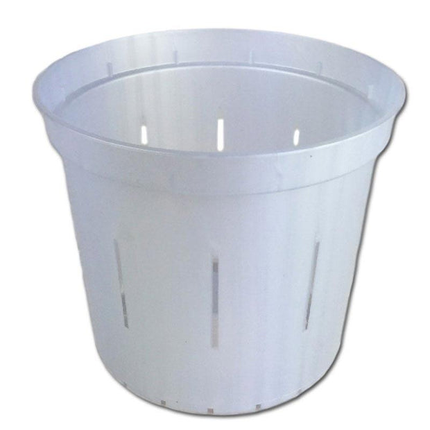 White Pearl Slotted Violet Pot - 6 Inch - Slot-Pots