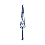 Macrame Hanger Self Watering Set - Midnight Blue + Designer White