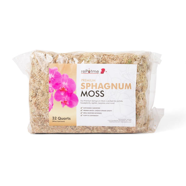 Premium Sphagnum Moss - 32 Quarts (When Hydrated)