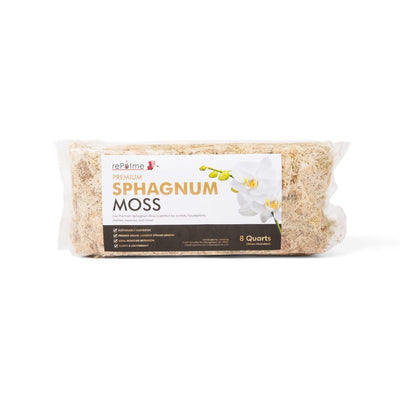 Premium Sphagnum Moss - 8 Quarts (When Hydrated)