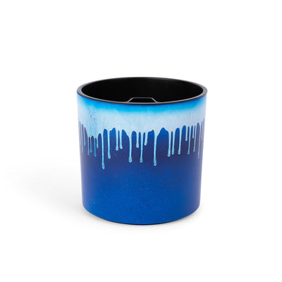 8 inch Aqua Core Self Watering Pot - Blizzard Blue