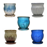 3" Amphora Vase Combo - All Colors (5 total pots)