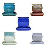 3" Rounded Rectangle Combo - All Colors (5 total pots)