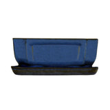 6" Bay Blue Sculpted Oval Ceramic Bonsai Pot