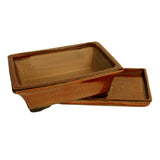 6" Copper Rectangle Ceramic Bonsai Pot