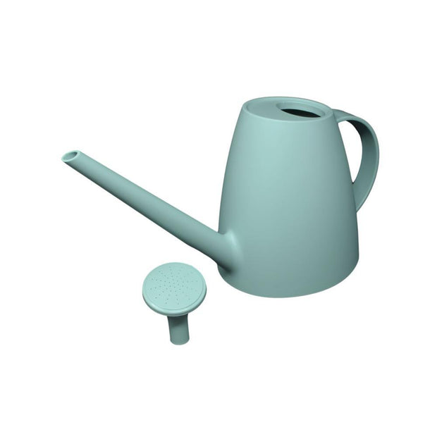 rePotme 1 Quart Plastic Watering Can with Rose - Sky Blue