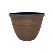 Stone Collection - 12" Plastic Flower Pot - Antique Bronze