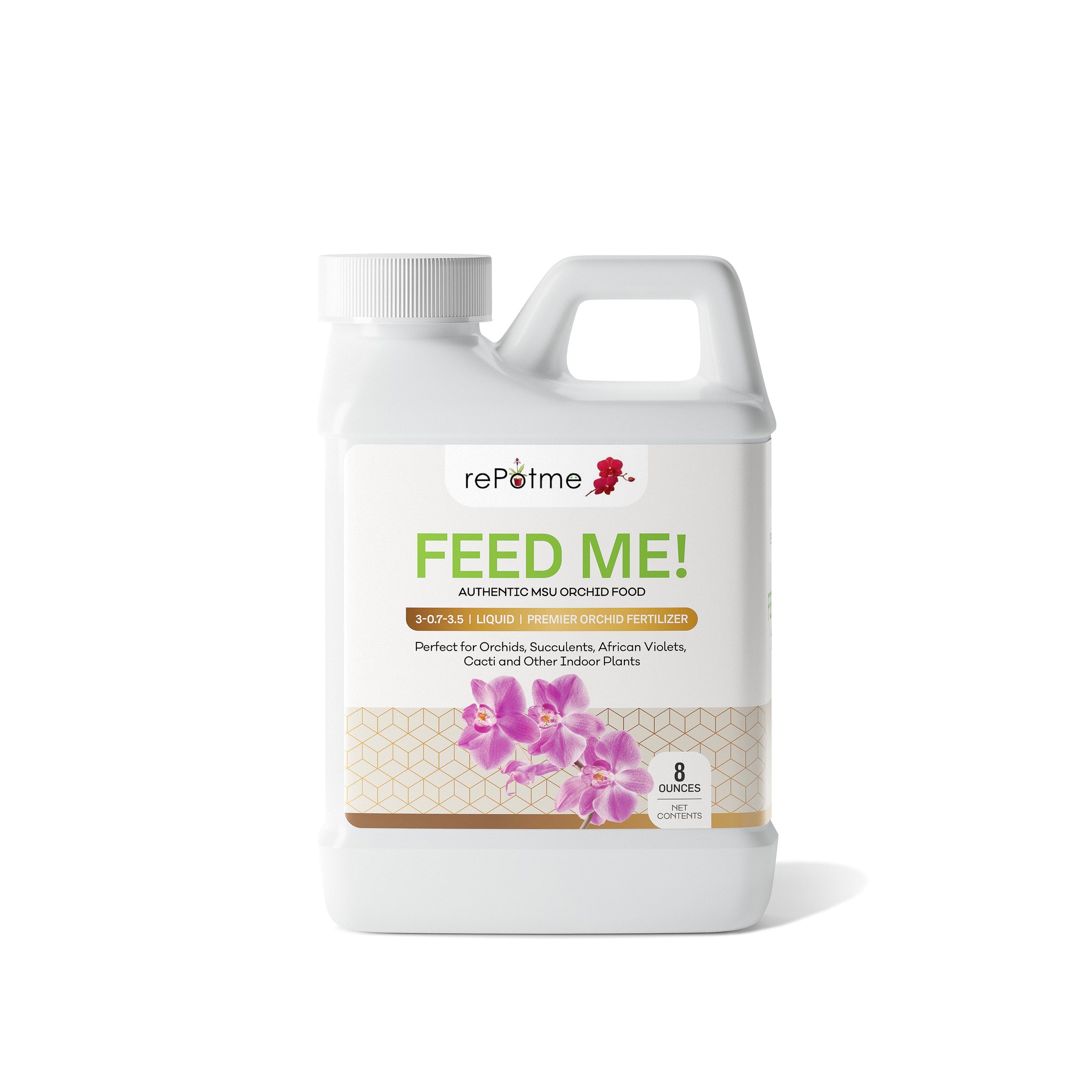 Enrich Koordinere tetraeder FEED ME! MSU Orchid Liquid Fertilizer - RO/Rain/Tap Water - 8 oz – rePotme