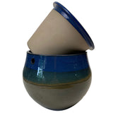 10" Midnight Meadows Teardrop Self Watering Pot
