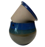 10" Midnight Meadows Teardrop Self Watering Pot