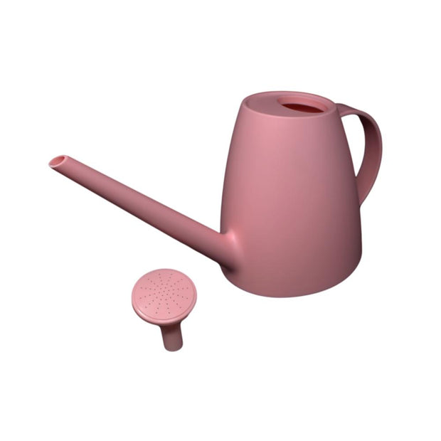 rePotme 1 Quart Plastic Watering Can with Rose - Carnation Pink