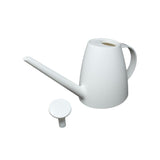 rePotme 1 Quart Plastic Watering Can with Rose - Pearl White