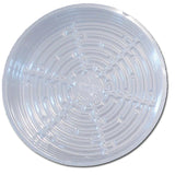 12 Clear Plastic Saucer