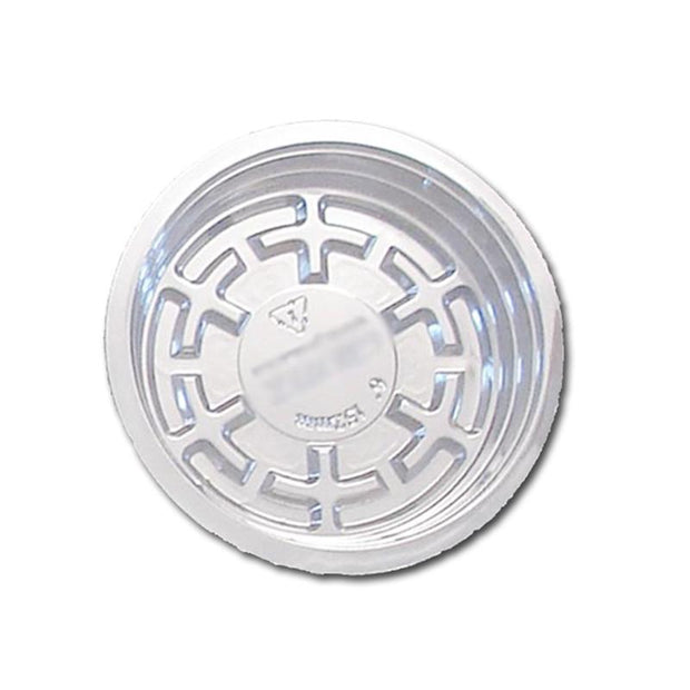6 Clear Plastic Saucer