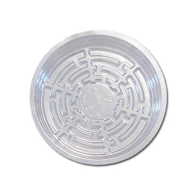 8 Clear Plastic Saucer