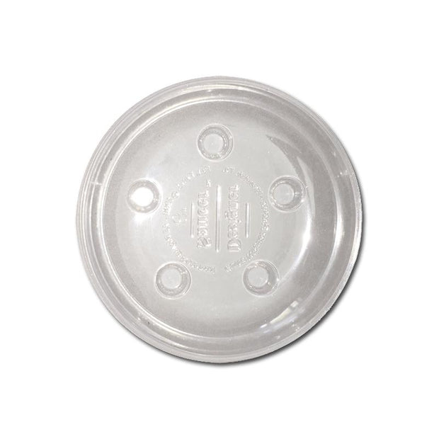 6 Heavy Duty Plastic Saucer - Clear