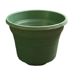 14" Matte Finish Green Plastic Pot