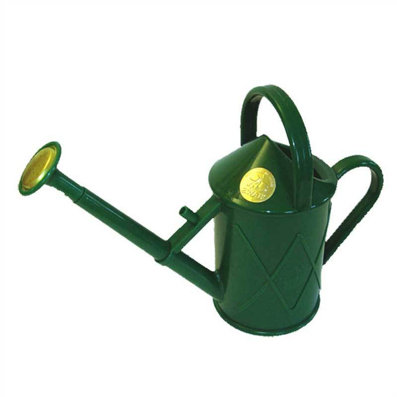 Haws 1 Quart Plastic Watering Can With Rose - Green