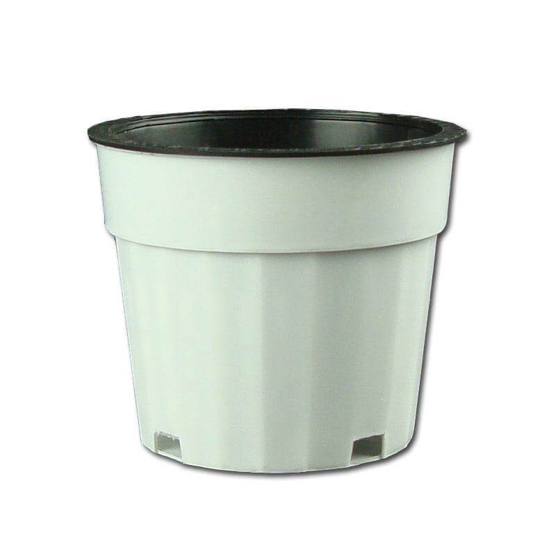 3.75" White Oxygen Core Dual Orchid Pot