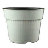 6.5" White Oxygen Core Dual Orchid Pot