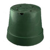10" Green Plastic Pot