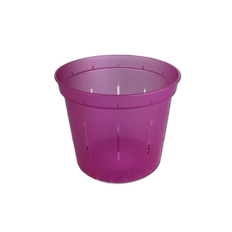 large purple plastic plant pots Wild Orchid Slotted Pot – rePotme