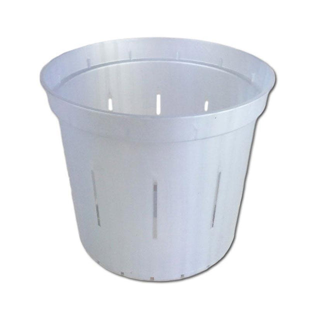 White Pearl Slotted Violet Pot - 5 Inch - Slot-Pots