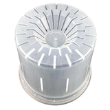 6" Slotted Clear Orchid Pot
