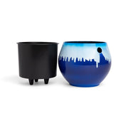 6 inch Aqua Core Self Watering Pot - Blizzard Blue