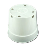 7" Classic White Orchid Pot