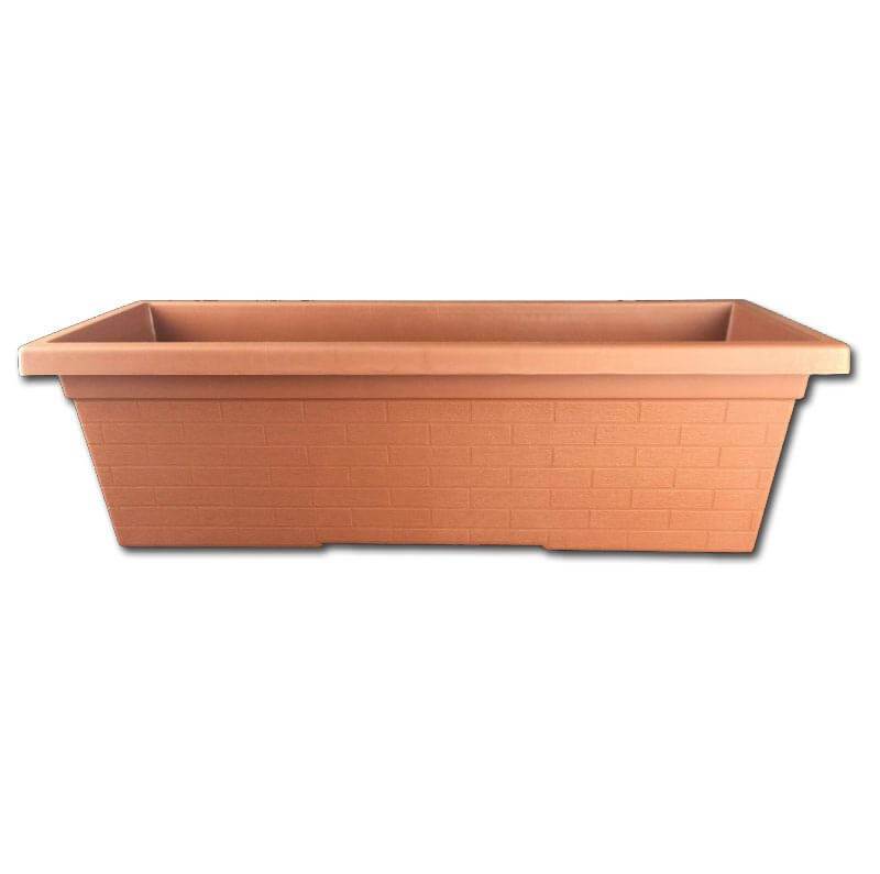 Terracotta Plastic Window Box